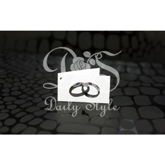 Bedankkaartje Ringen Zilver