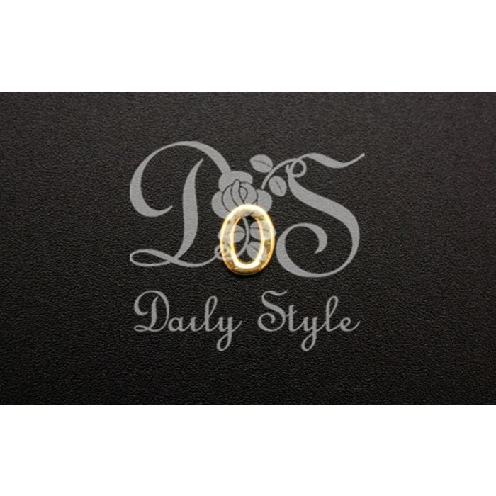 Sierletter/Cijfer 0 Goud