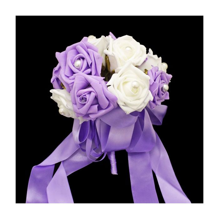 Bruidsboeket 'May' Paars