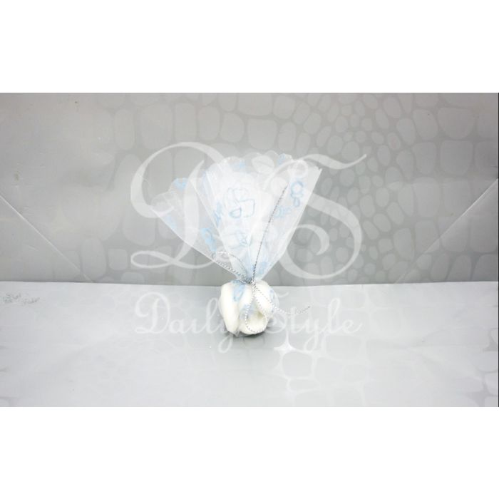 Geboorte Rondjes Ø24cm Blauw