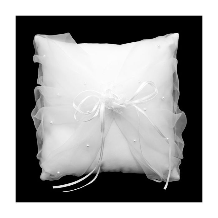 Ringkussen 'Celia' Wit