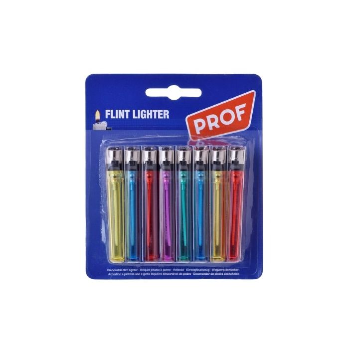 Aansteker Transparant PROF - 8 stuks