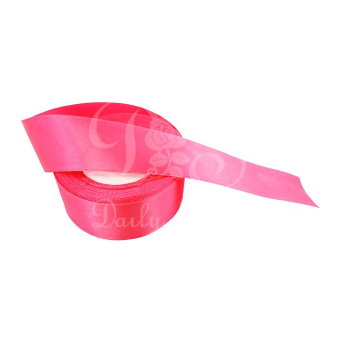 Satijnlint 4cm Fuchsia