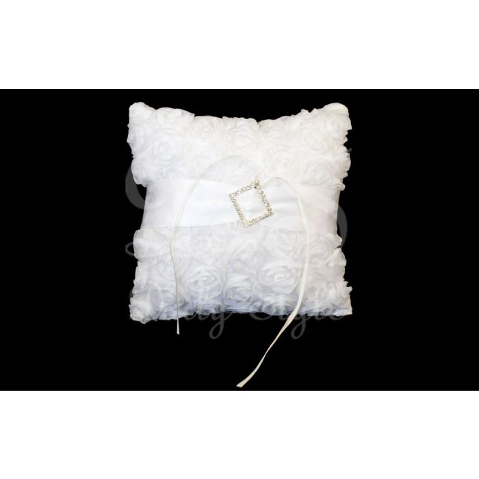 Ringkussen 'Rosa' Wit