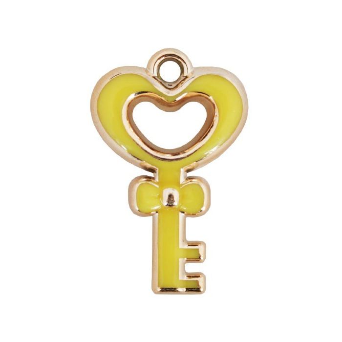 Sleutel Amulet Geel