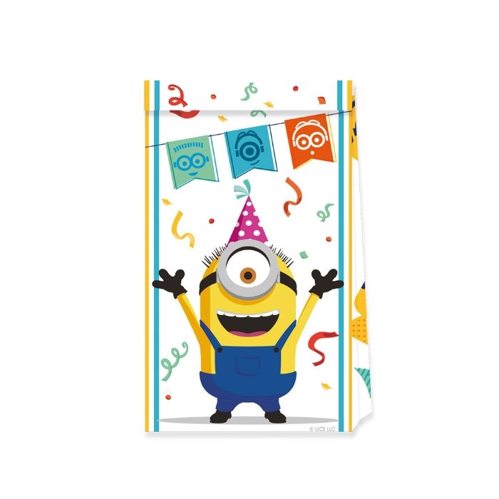 Minions papieren zakjes - Feestplezier in een handomdraai