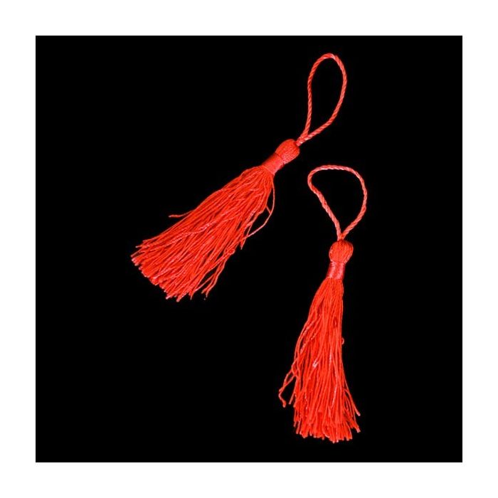 Decoratie Kwastjes Rood