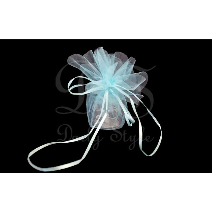 Organzazak Ø35cm Lichtblauw