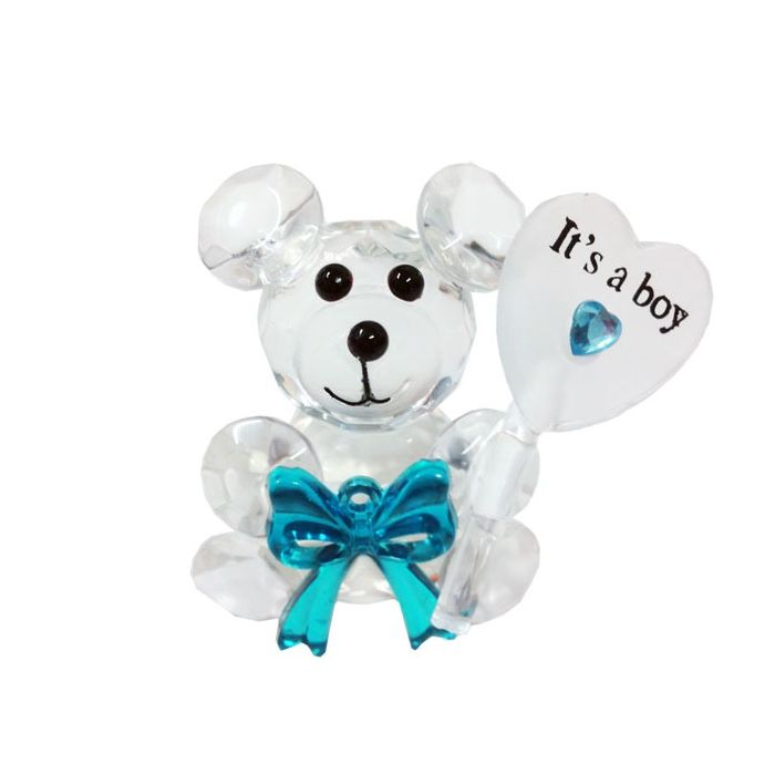 Kristallen Beer Ballon Blauw