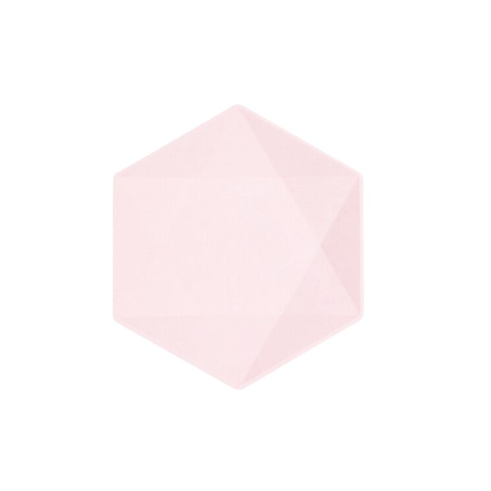 Borden Hexagon Middel Roze 