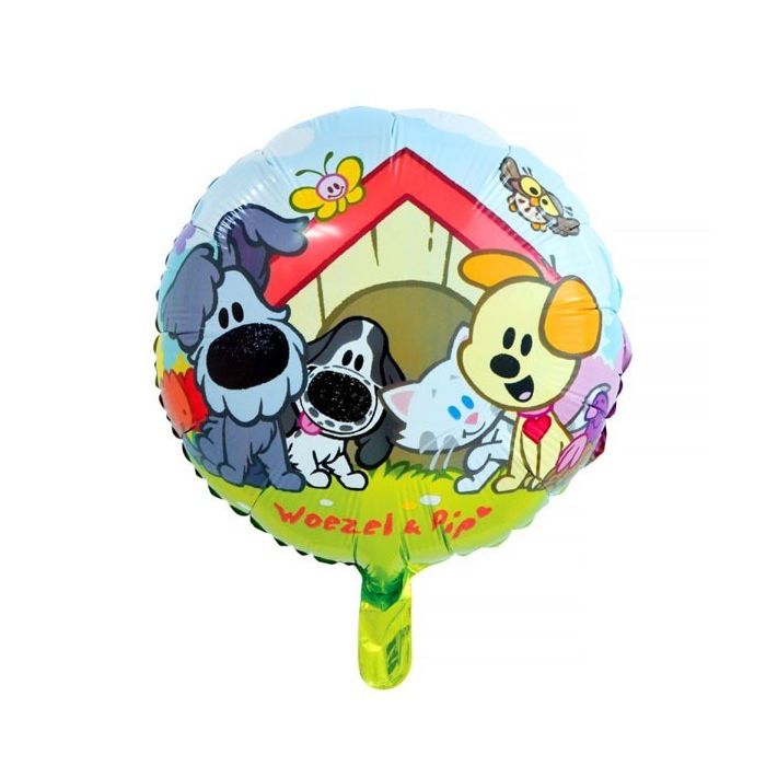 Folie Ballon Woezel en Pip