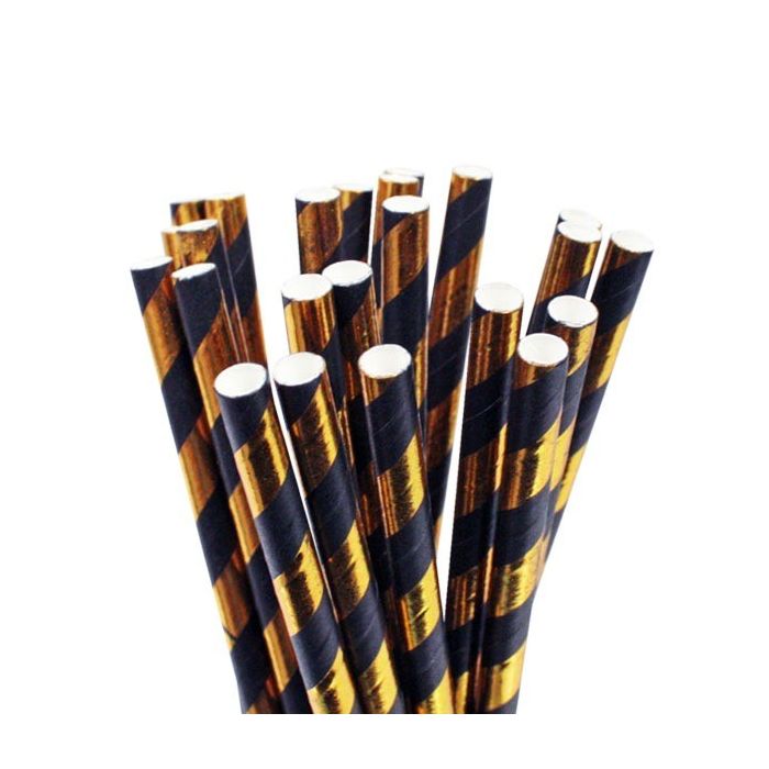 Rietje 'GoldGloss' Zwart