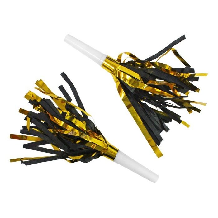 Toeter 'Fringe' Zwart