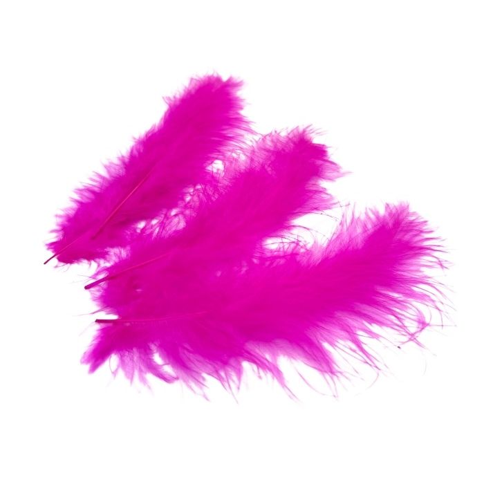 Decoratie Veren Fuchsia