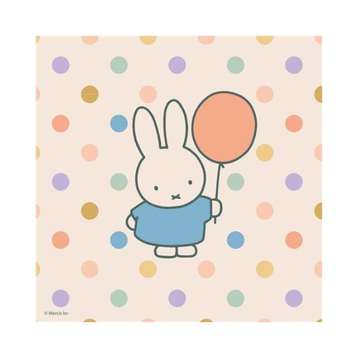 Servetten Nijntje Pastel - 33cm - 20 stuks