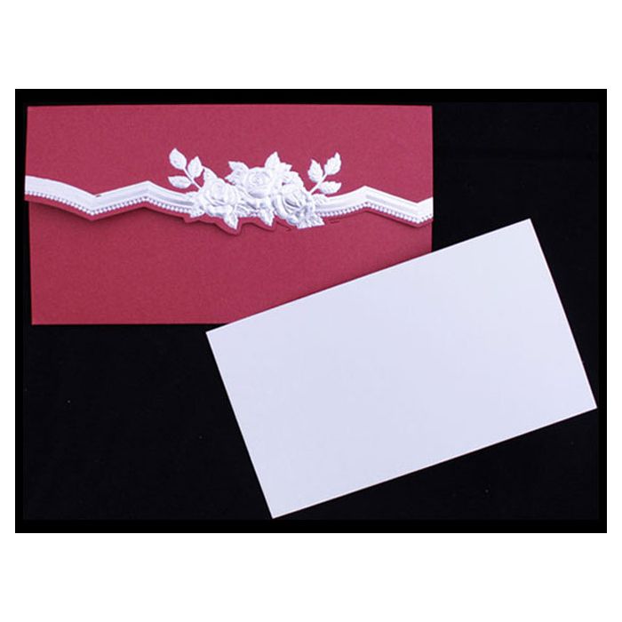 Feestenveloppe Roses Rood