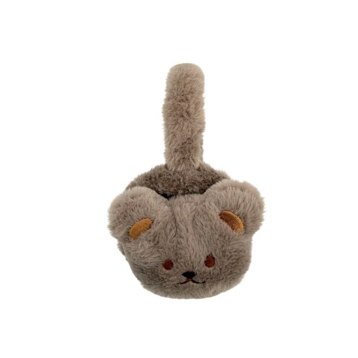 Oorwarmer kind Beer Bruin