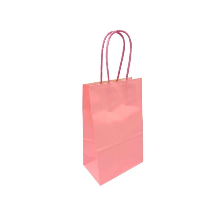 Papieren Tasjes Middel Roze