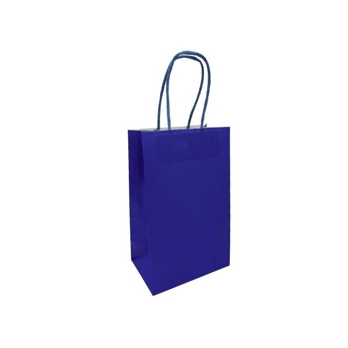 Papieren Tasjes Middel Marineblauw