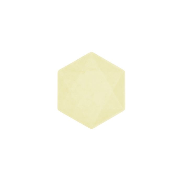 Bordjes Hexagon Klein Geel 