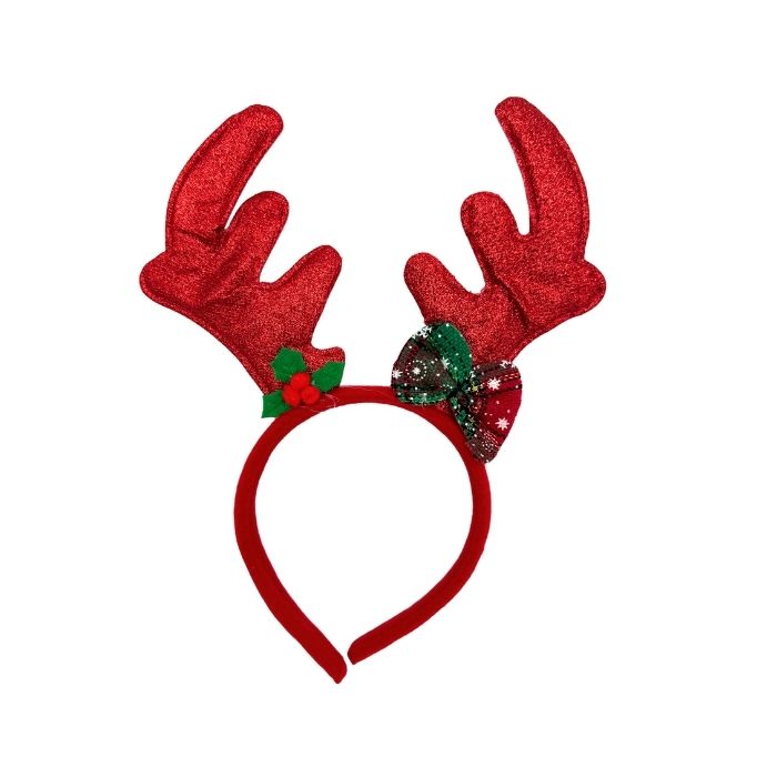 Kerstdiadeem Rendier - Feestelijke Haarband