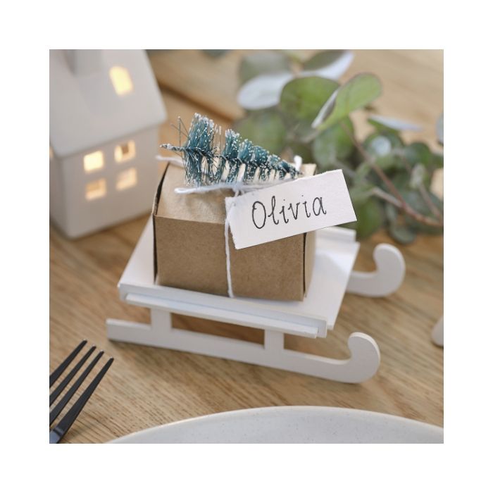 Plaatskaarthouders Witte Slee Olivia