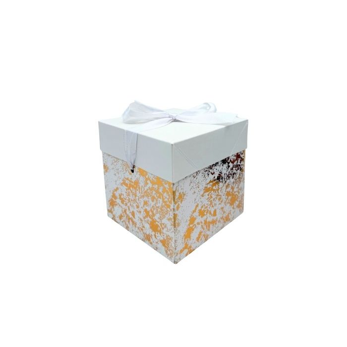 Cadeaudoos Marmer Wit & Goud 10cm