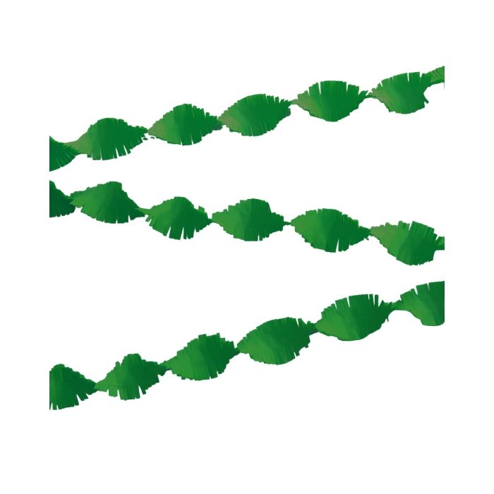 Crepe Guirlande Donkergroen