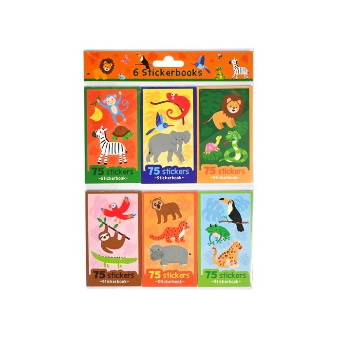 Stickerboekjes Jungle Dieren
