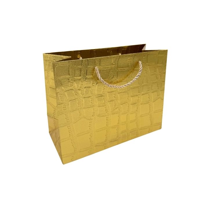 Cadeautas Stones Metallic Goud Klein - Breng Flair naar Elk Geschenk