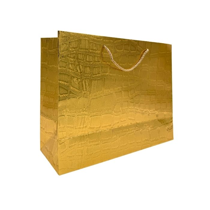  Cadeautas Metallic Goud Medium - Voeg Luxe Toe aan Jouw Gift!