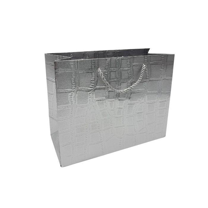 Cadeautas Stones Metallic Zilver 