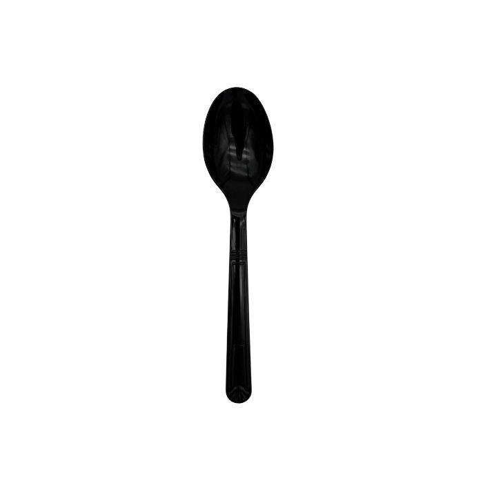 Plastic Lepels Zwart