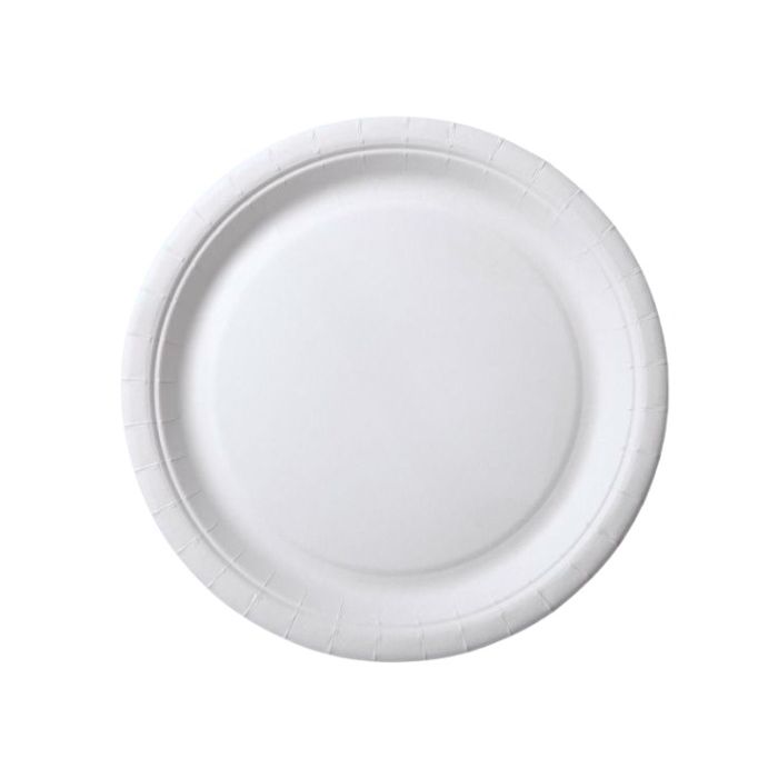 Kartonnen Bord Wit 23cm 