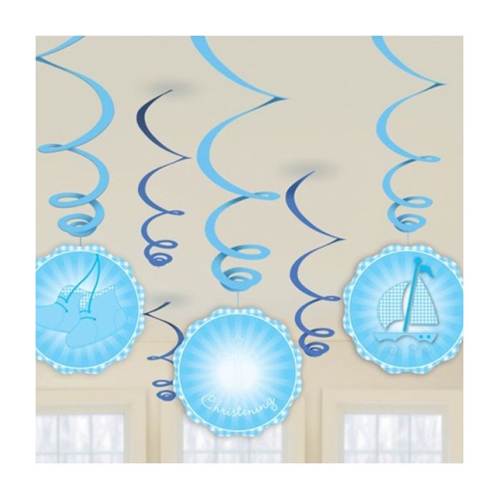 Swirl Christening Jongen