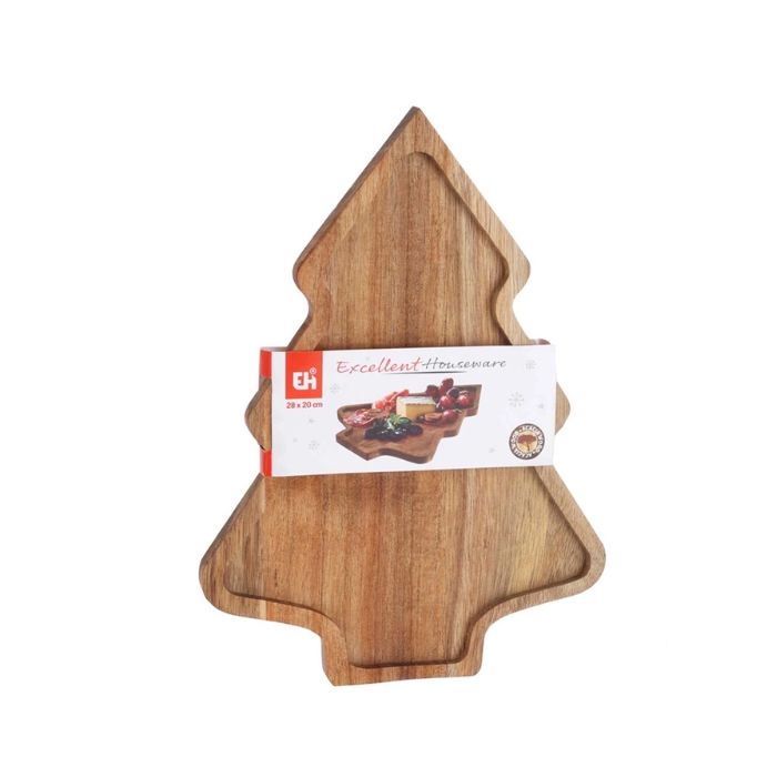 Serveerplank Kerstboom Acaciahout