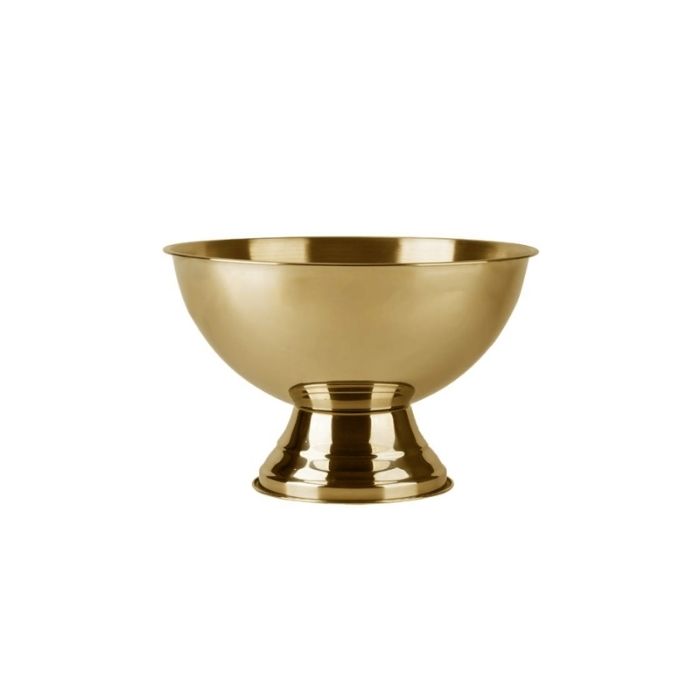 Schaaltje op Voet Goud 12cm