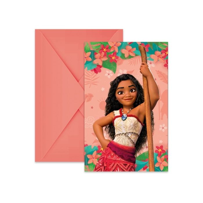 Uitnodigingen Vaiana 