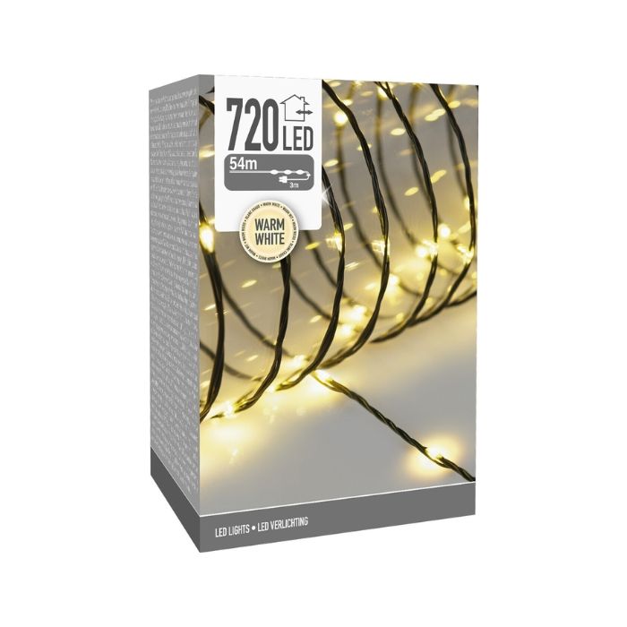 Verlichting 720LED Warm Wit - 54 meter