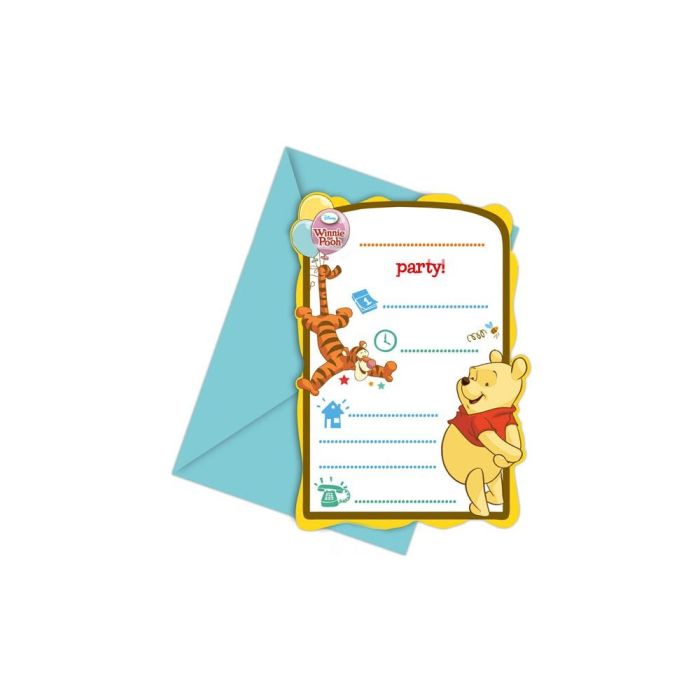 Uitnodiging Winnie The Pooh