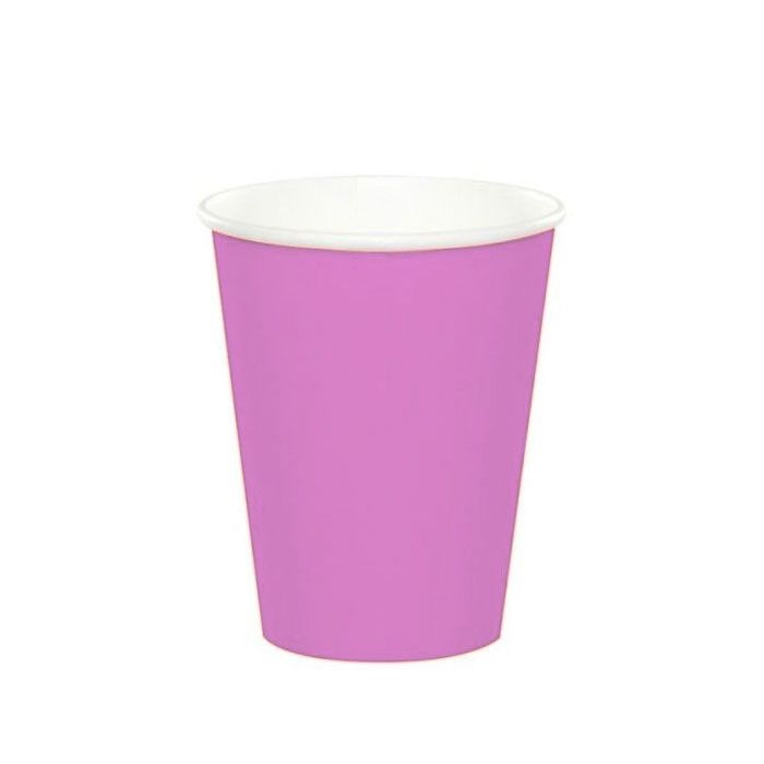 Kartonnen Bekers Paars - 20 stuks