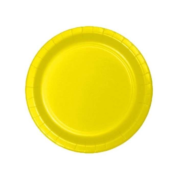 Kartonnen Bordjes Geel