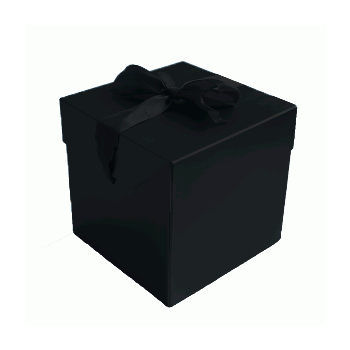 Cadeaudoos Zwart (10x10x10cm)