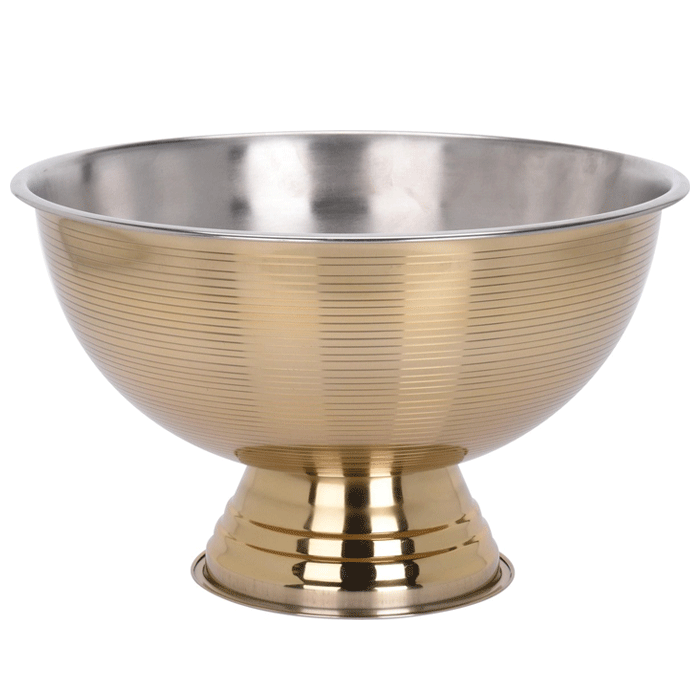 Champagneschaal op voet Goud