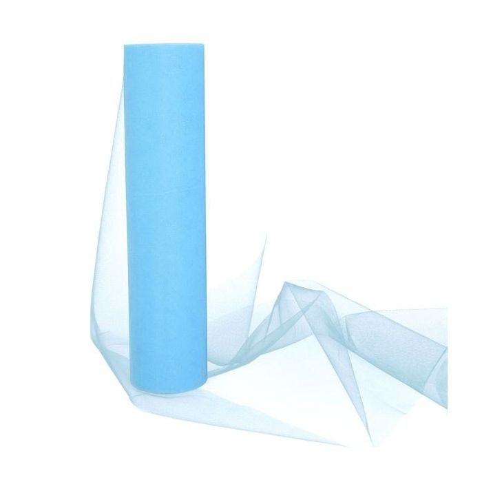 Tule Rol Blauw 30cm