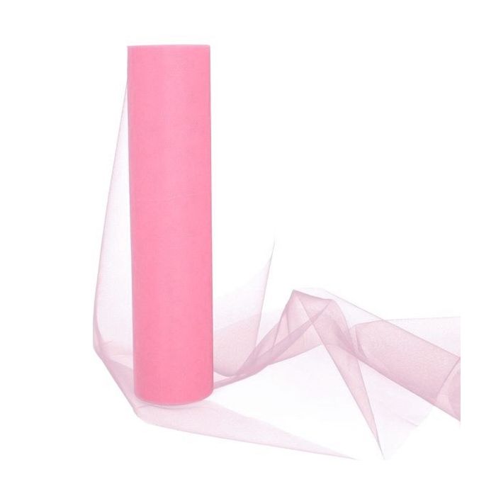 Tule Rol Roze 30cm