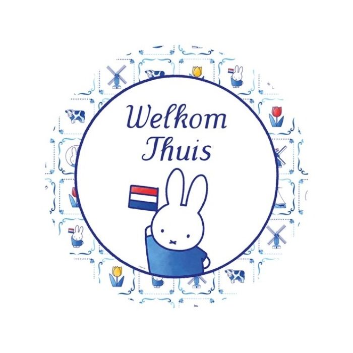 Deurbord Nijntje Delfts Blauw