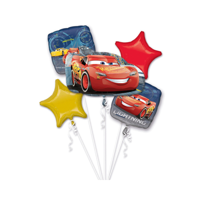 Folieballon boeket Cars