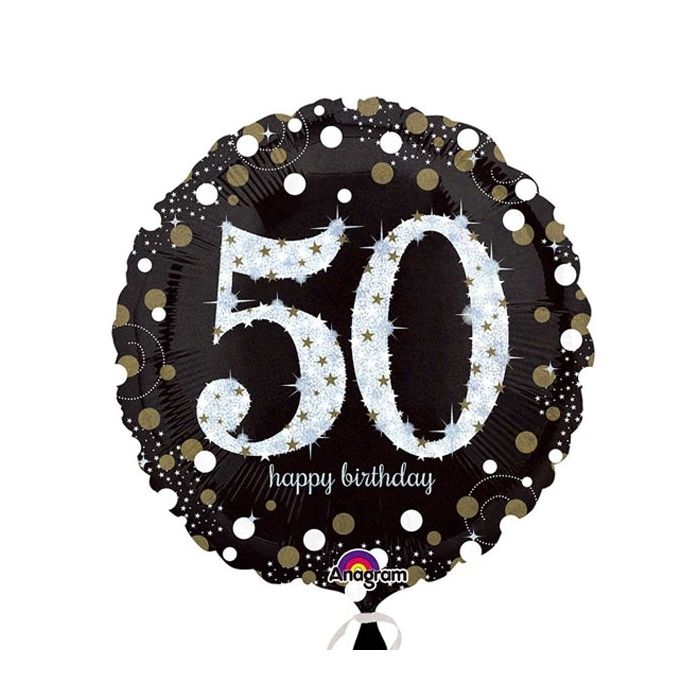 Folie Ballon 50 Happy Birthday 