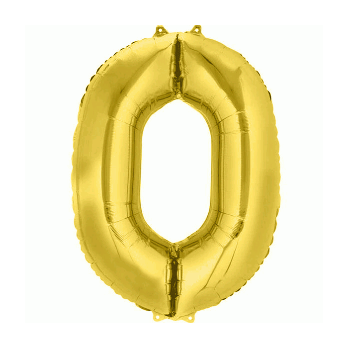 Folie Ballon 0 Goud XL